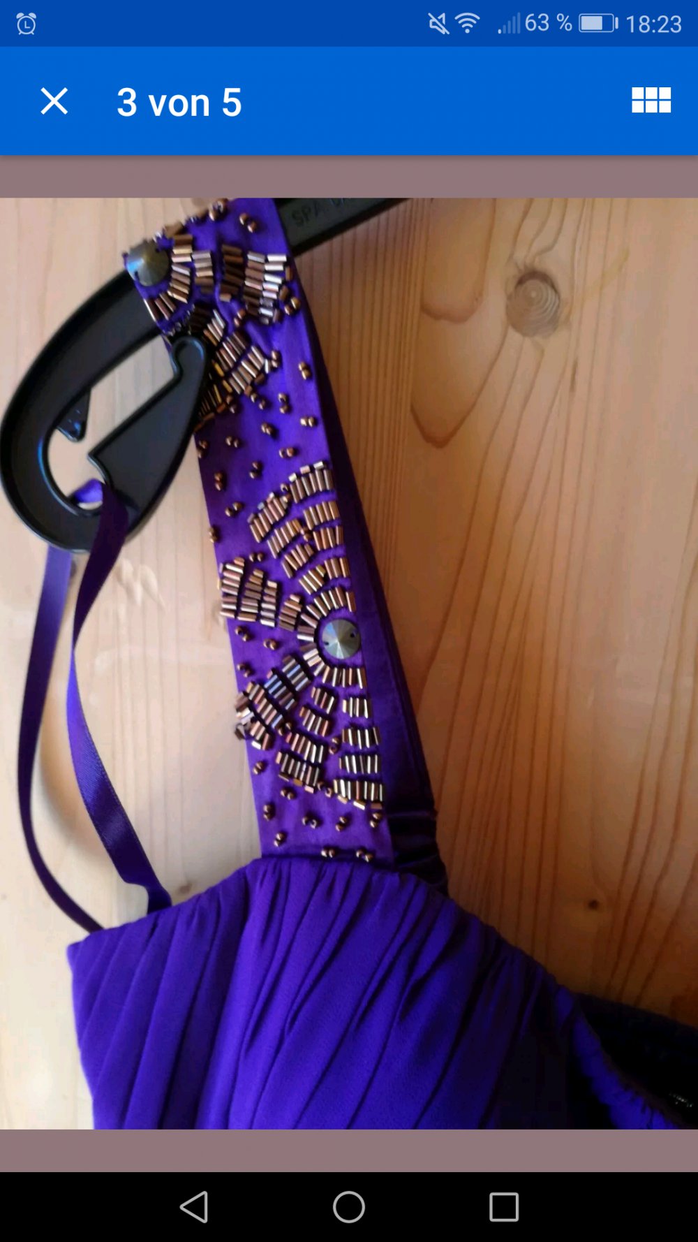 Kleid Laura Scott, festlich 36, lila 