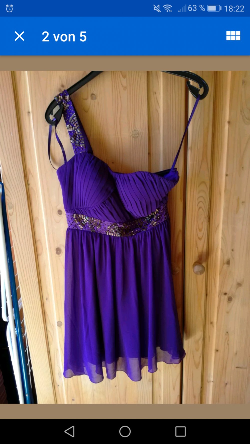 Kleid Laura Scott, festlich 36, lila 