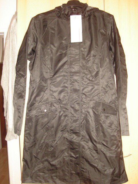 Aldi Blue Motion Regenmantel Größe 40/42 schwarz 