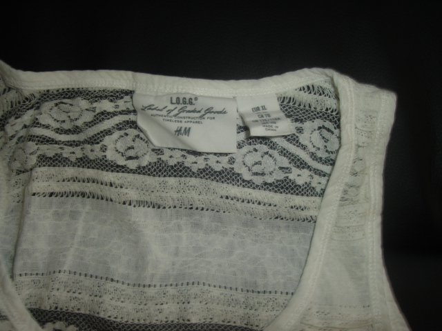 H&M L.O.O.G. Spitzen-Top 