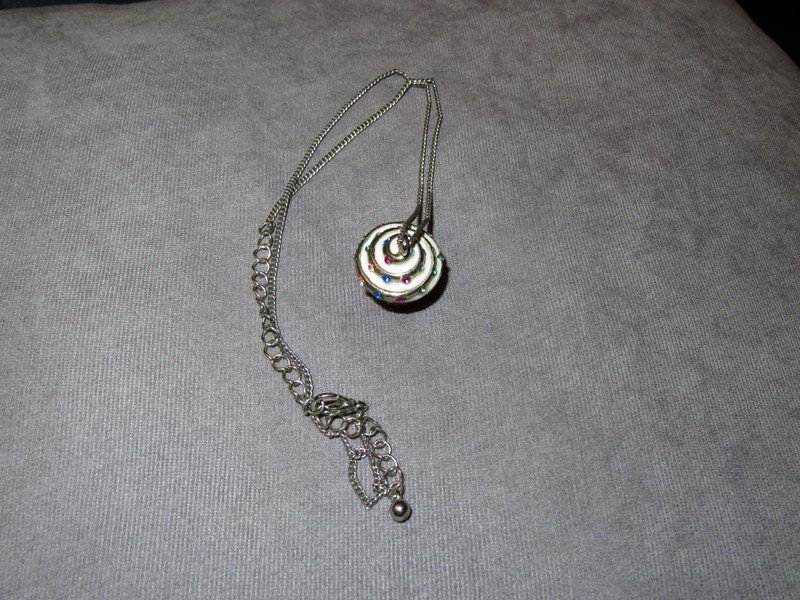 Primark Cup Cake Kette silber 48 cm