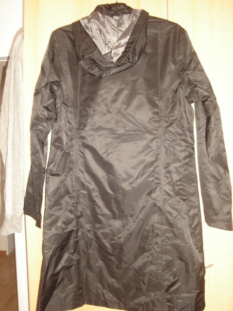 Aldi Blue Motion Regenmantel Größe 40/42 schwarz 