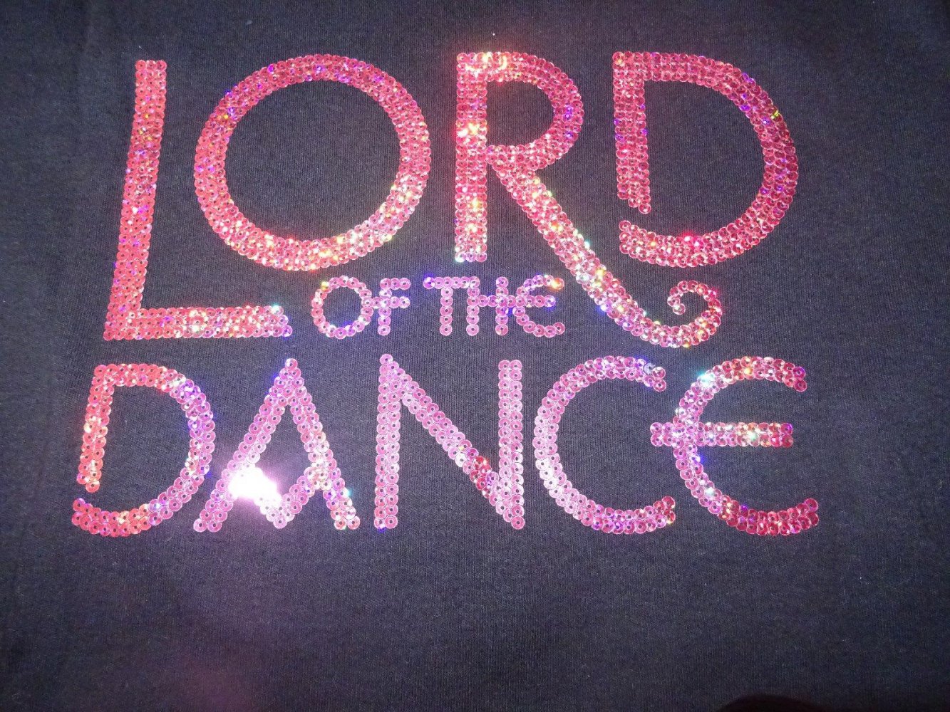Lord of the Dance T-Shirt Größe L schwarz 