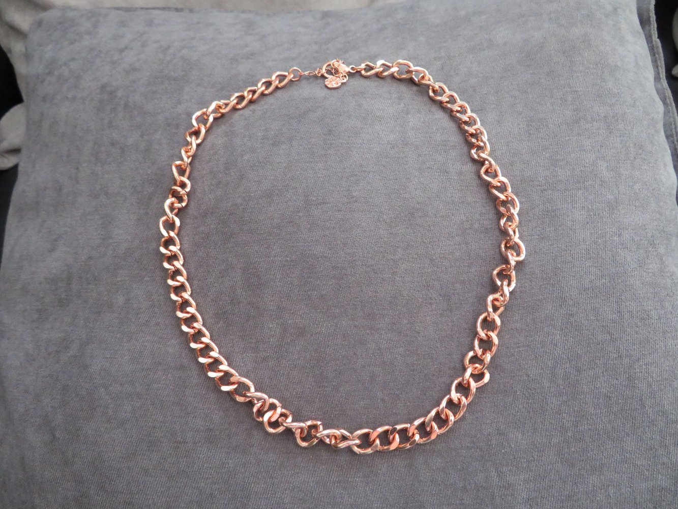 Panzerkette Rosegold 50 cm 