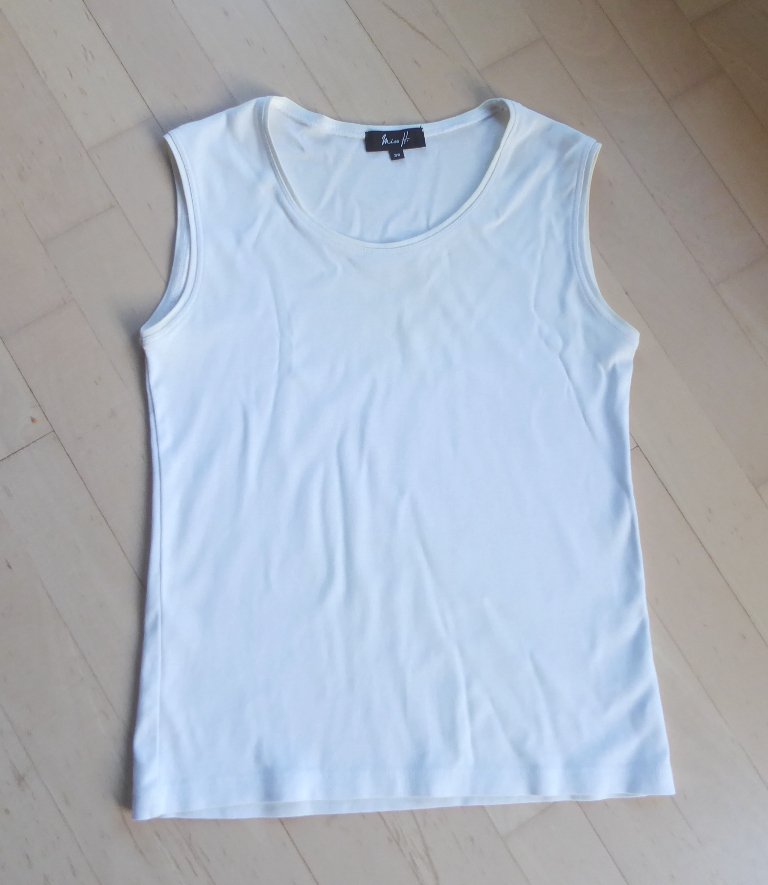Weißes Basic Shirt