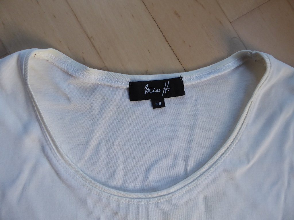 Weißes Basic Shirt