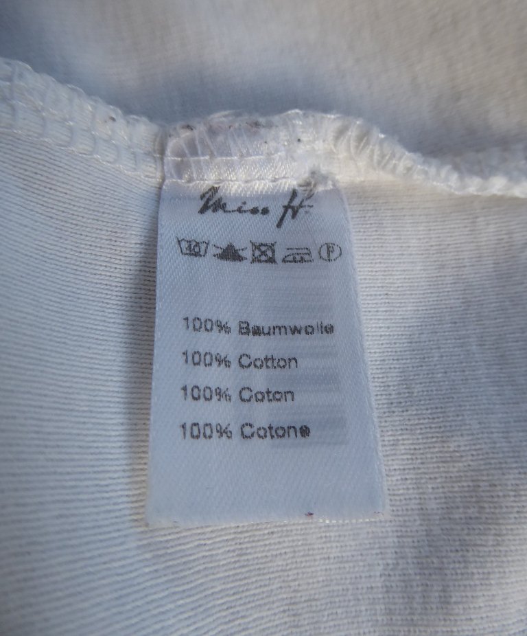 Weißes Basic Shirt