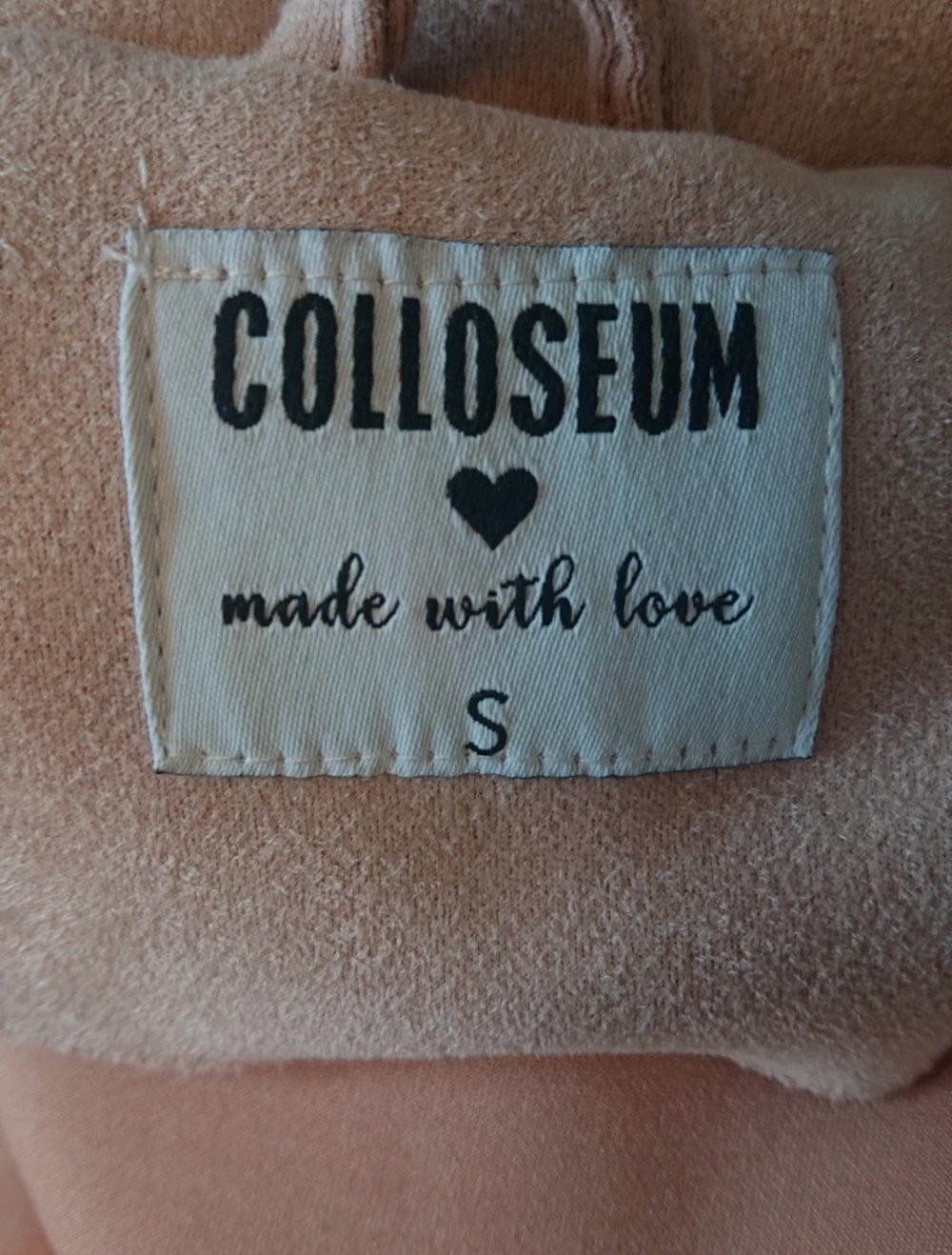 Lederjacke rosa mit Gürtel