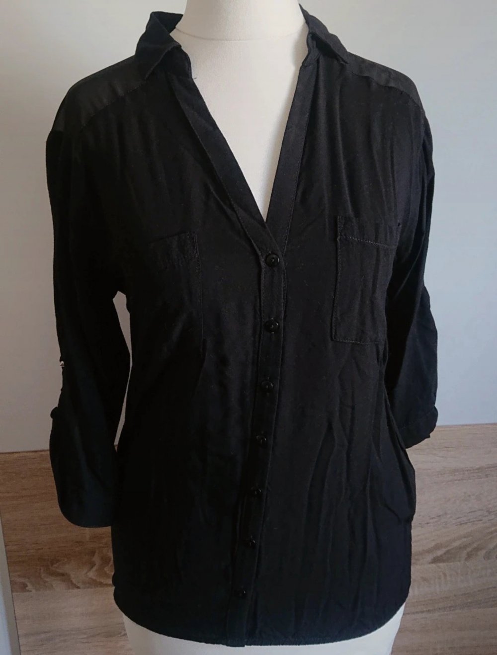 Schwarze Bluse