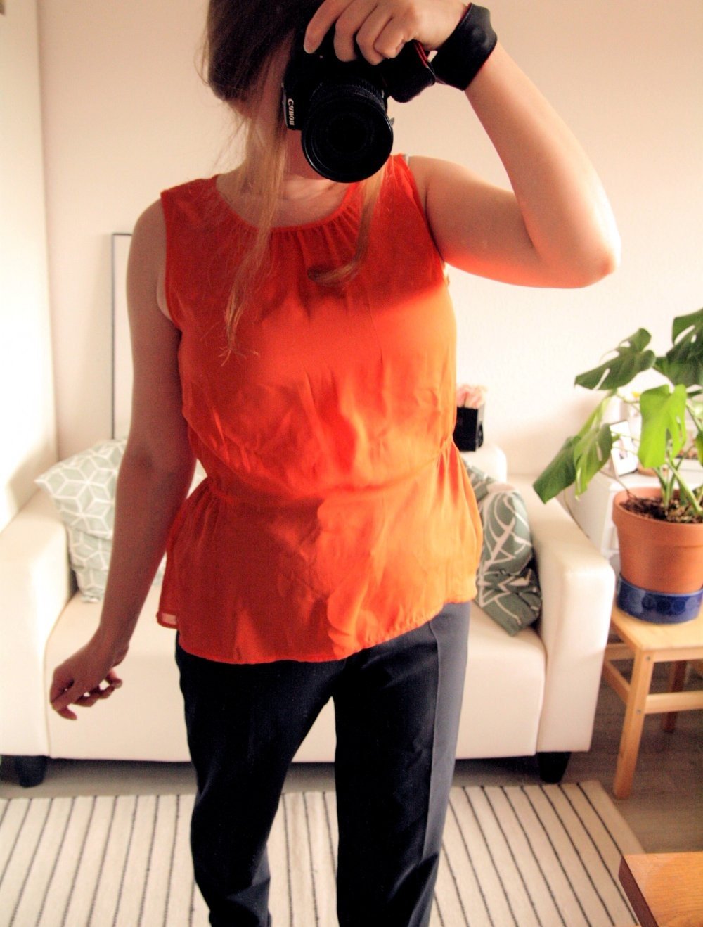 Luftiges Blusentop Gr L