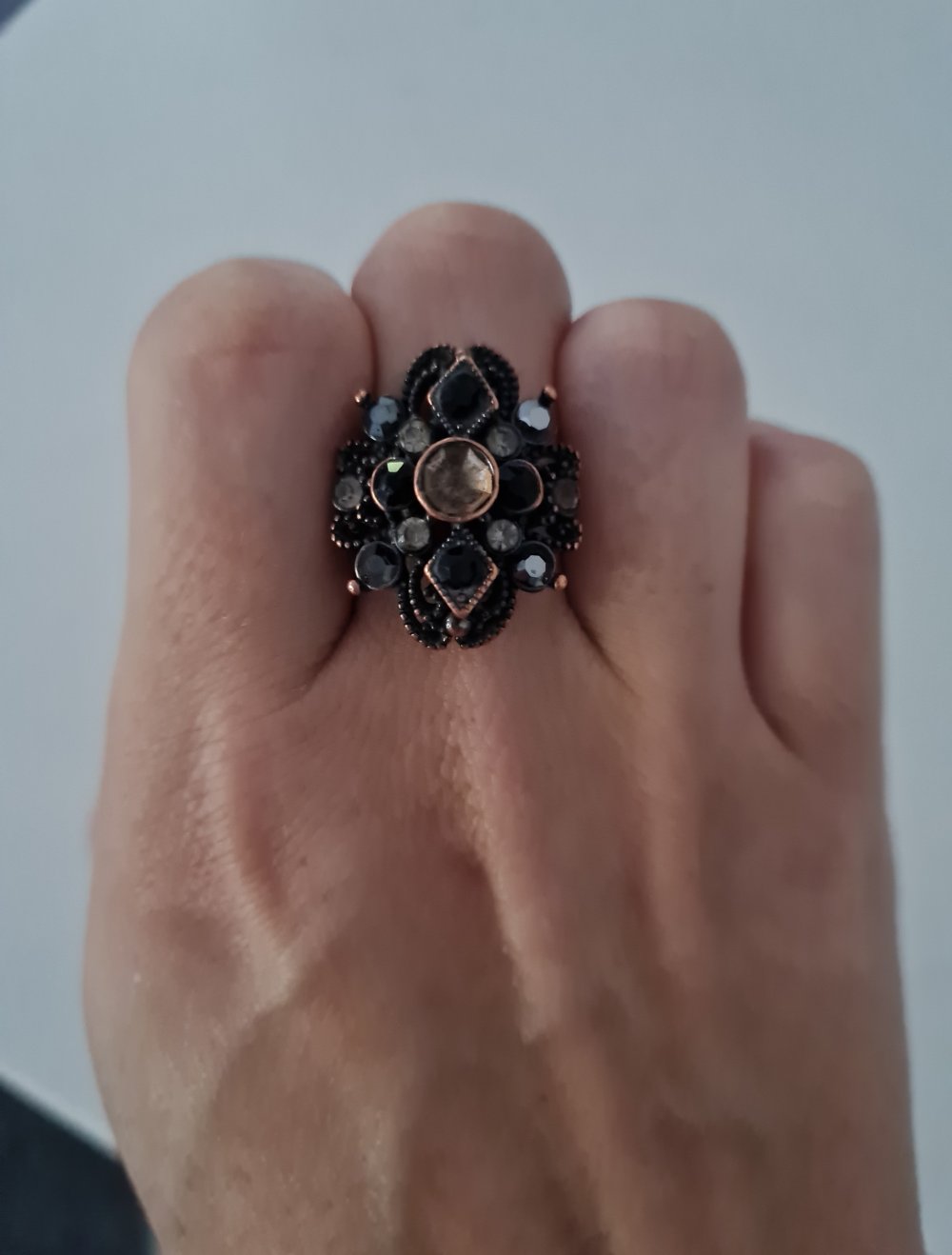 Schwarzer Pilgrim Ring