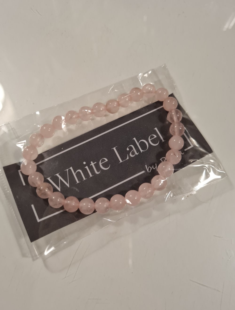 Armband rosa Glasperlen White Label Neu!