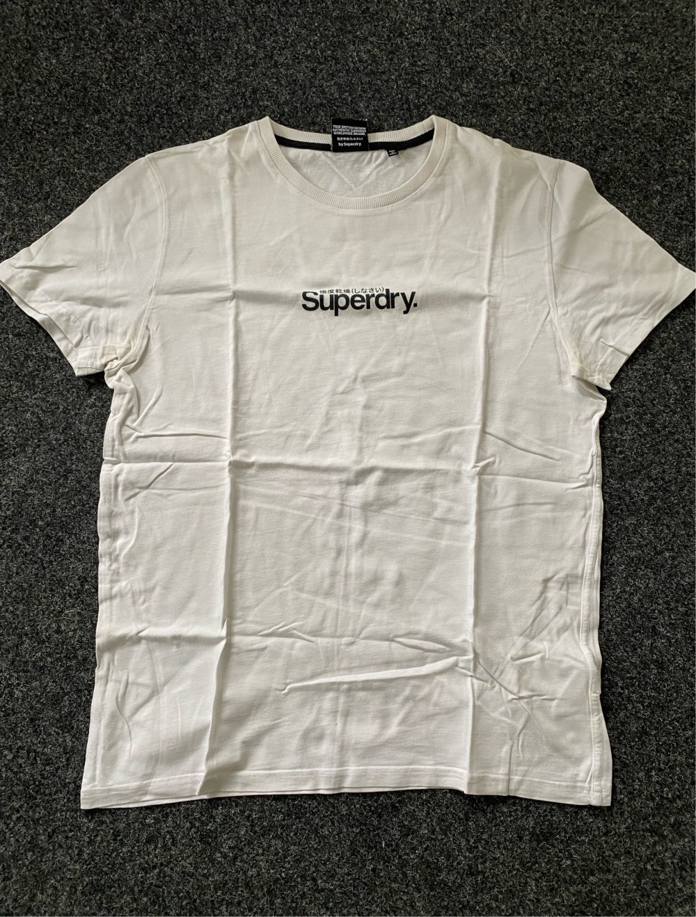 Weißes T-Shirt Superdry