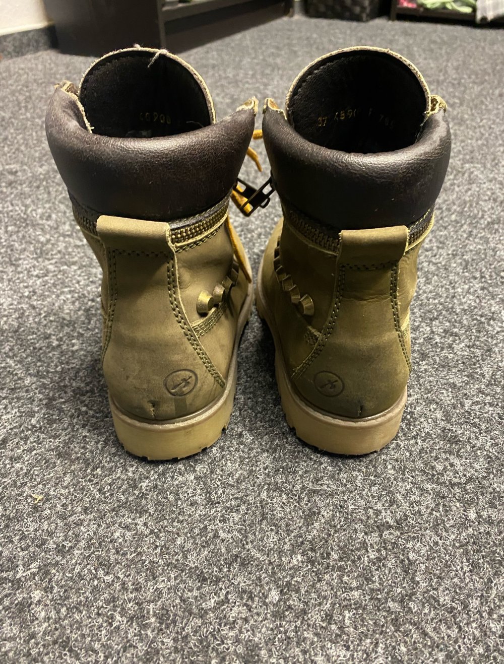 Schnürboots Khaki Camouflage