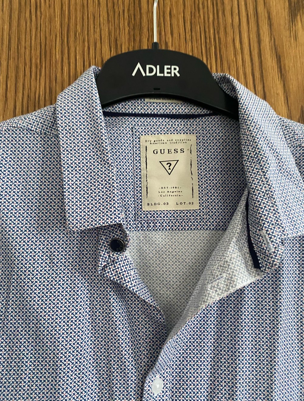 Guess Hemd kleingemustert