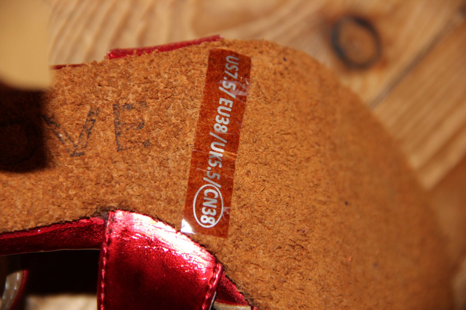 Glitzernde Tanzschuhe