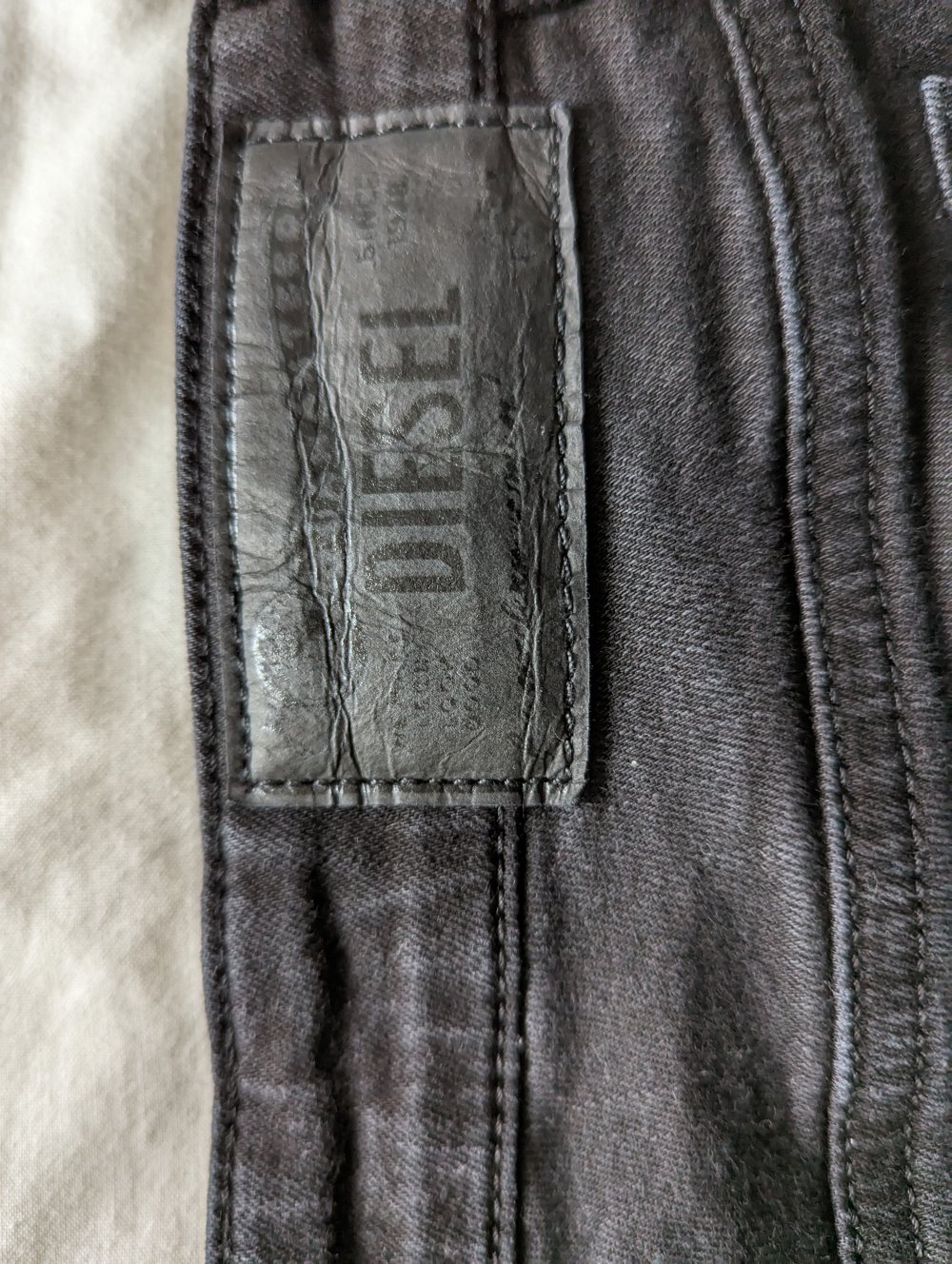 Diesel Skinzee Super Slim Skinny Regular Waist W32 L32 Damenjeans Stretch Denim Jeans Hose