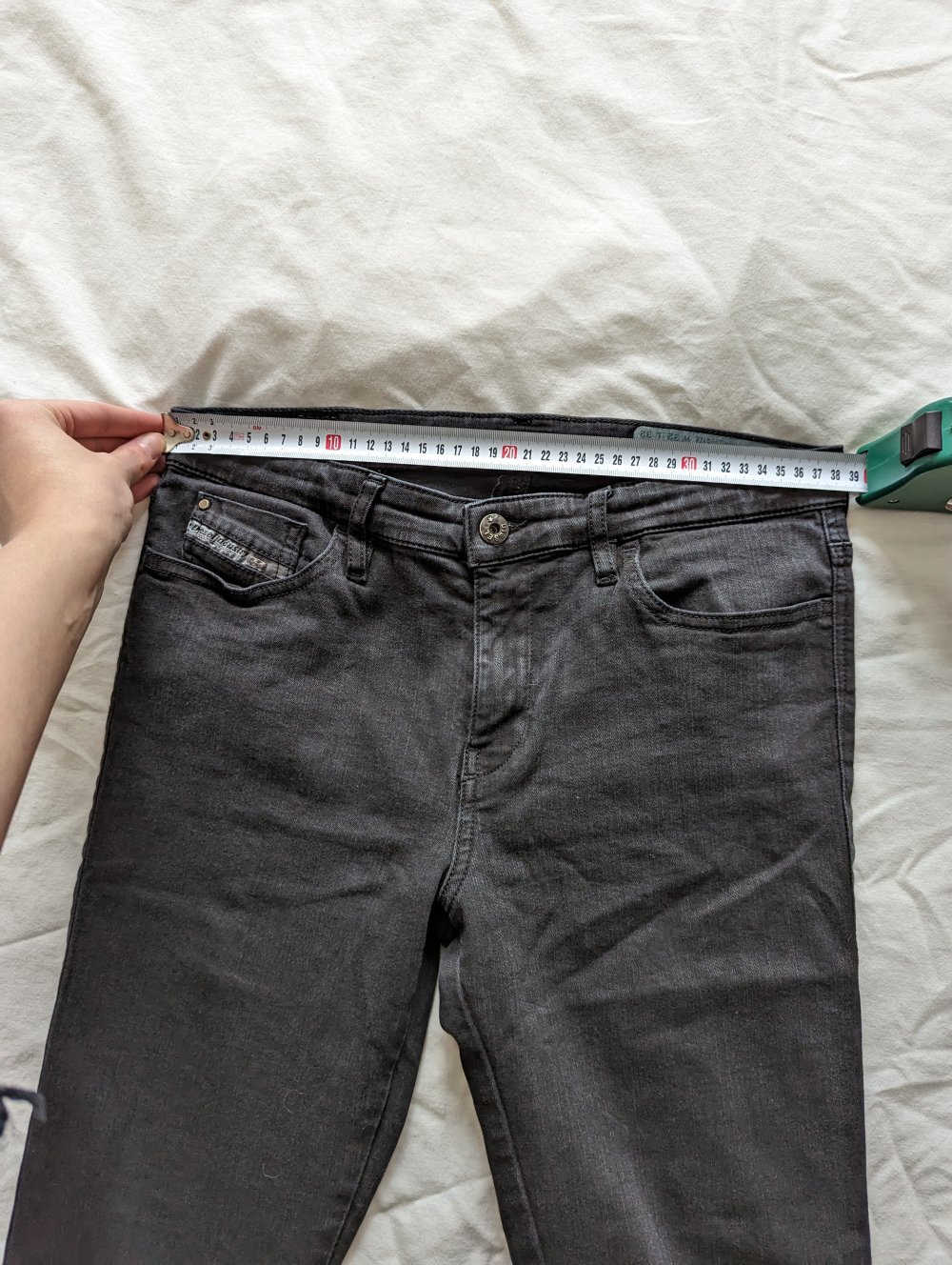 Diesel Skinzee Super Slim Skinny Regular Waist W32 L32 Damenjeans Stretch Denim Jeans Hose