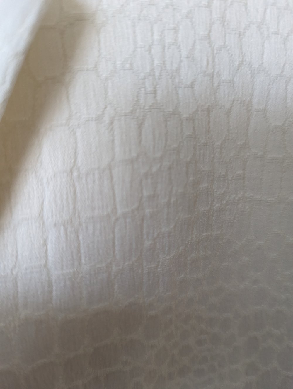 Laurel Blazer tailliert / Größe: S (36) / weiß mit Schlangenledermuster / Vintage Sakko