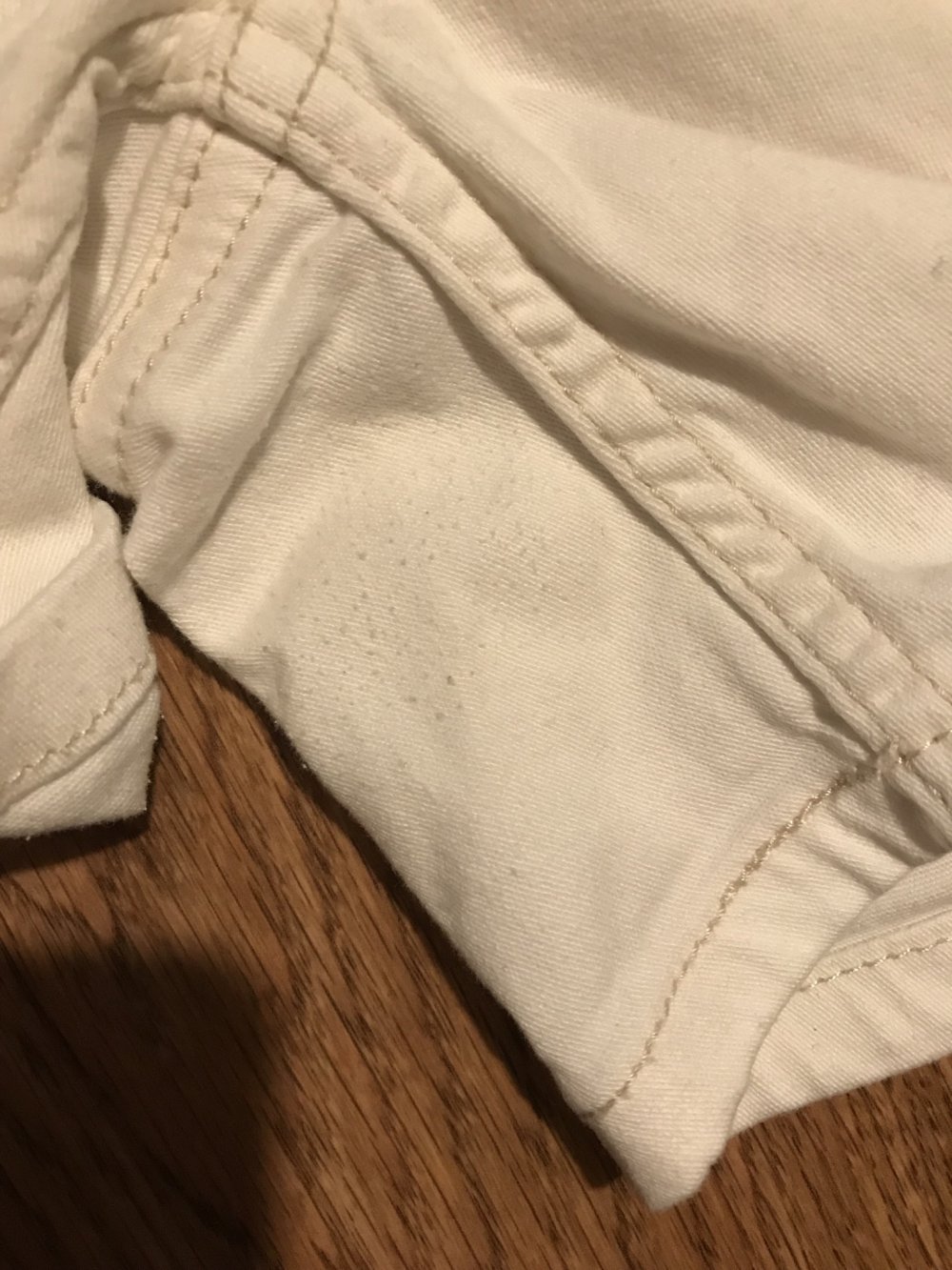 Weiße Hotpants Shorts von Promod, Größe 36