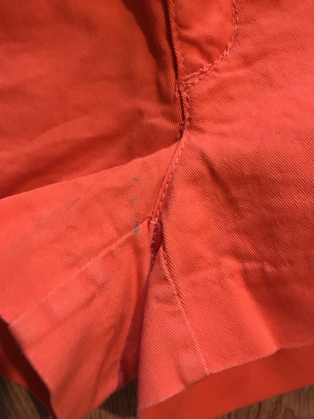 Orange Hotpants Shorts von H&M, Größe 36