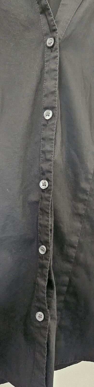 Modern klassische Damen Langarm Bluse Oberteil Slim Fit Gr. 40 (H&M) schwarz