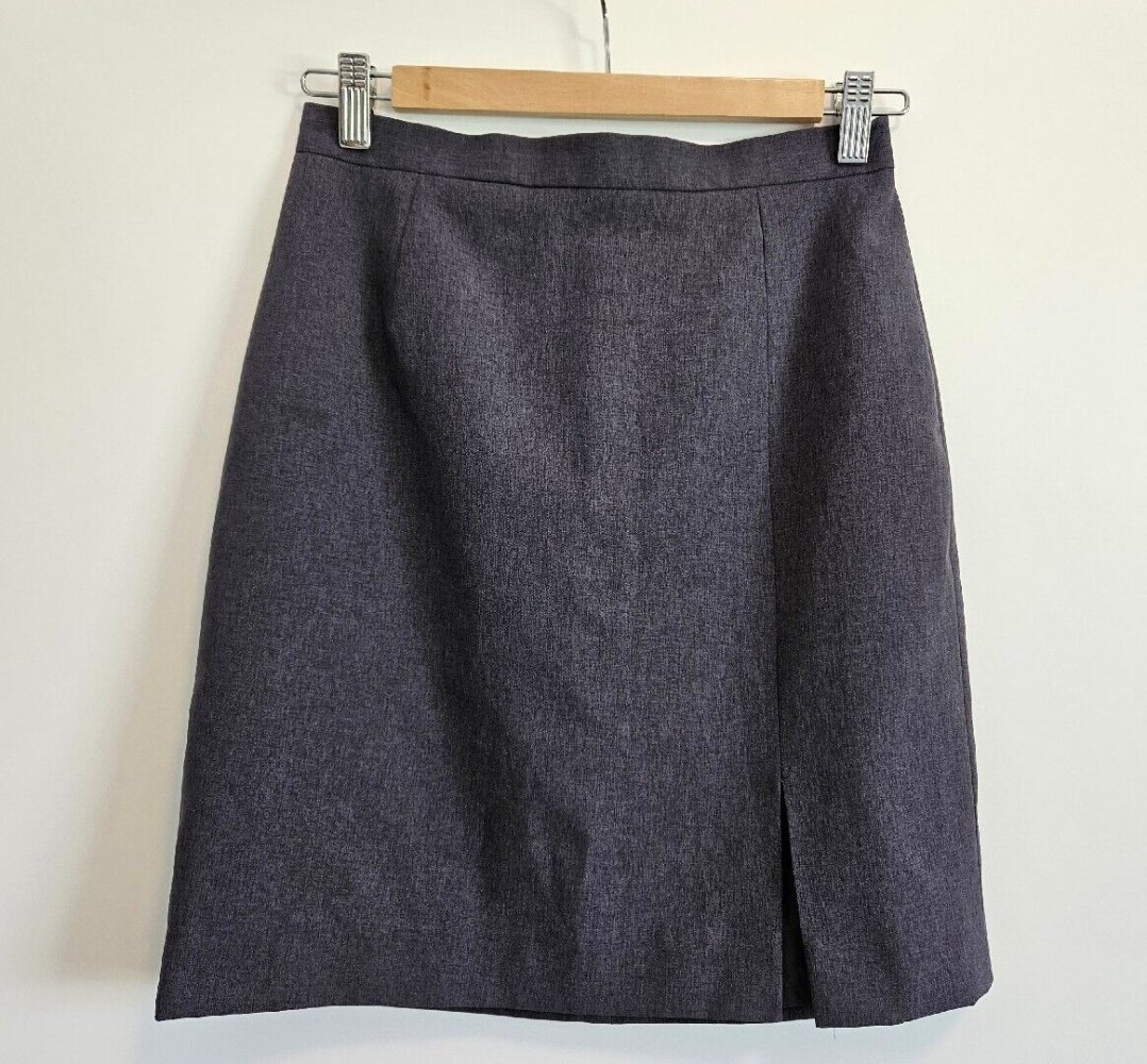 Top modische eleganter Business Damenrock Gr. S (Oktavia) grau