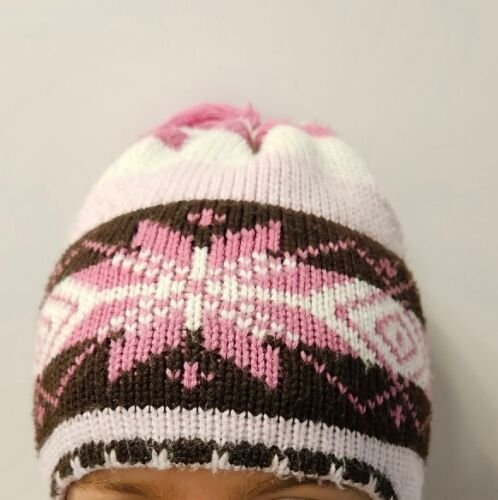 Schöne Damen Wintermütze Strick Made in Germany rosa lila pink