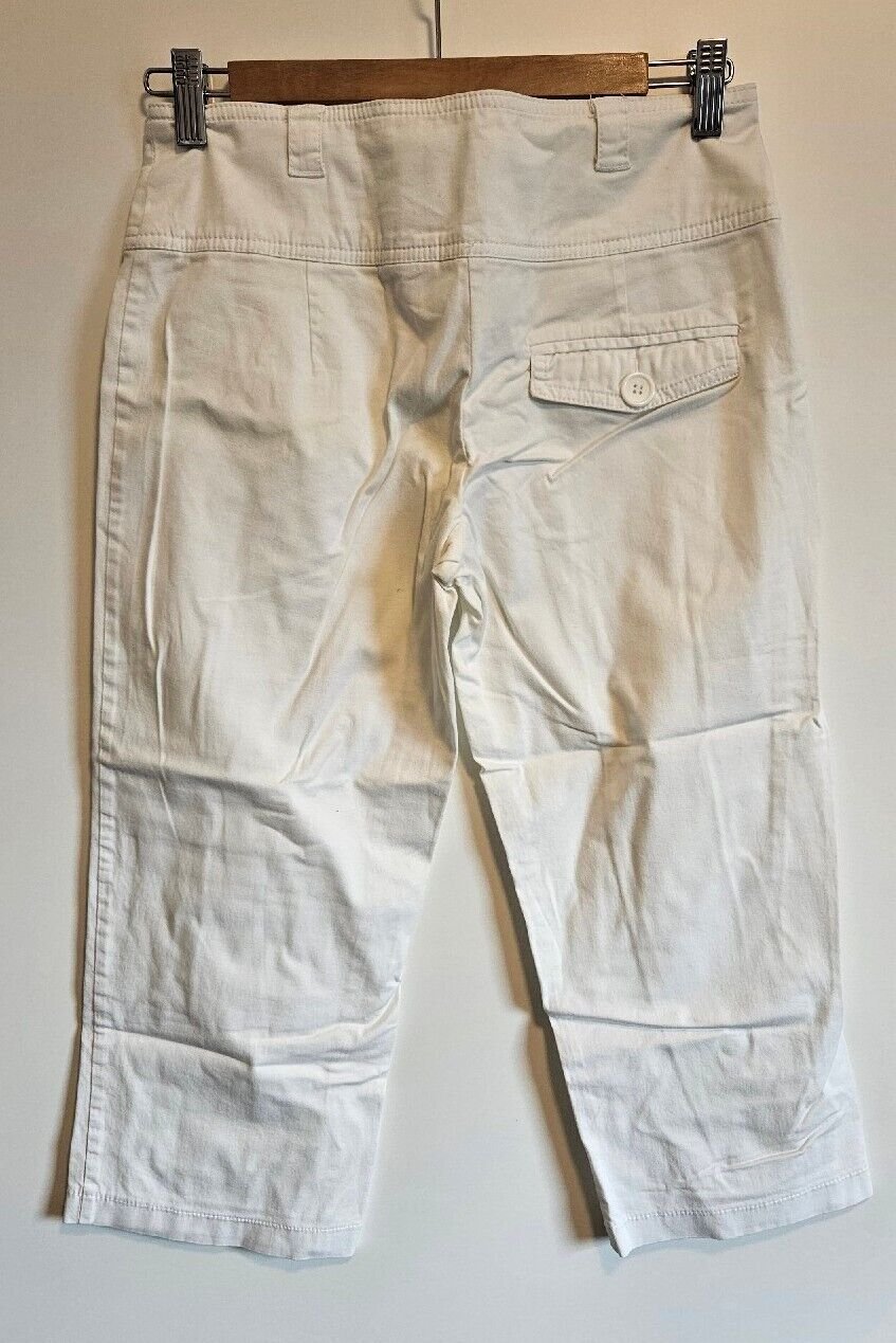 Trendy Damen Caprihose Gr. 36 (Avanti) weiß 3/4 Länge