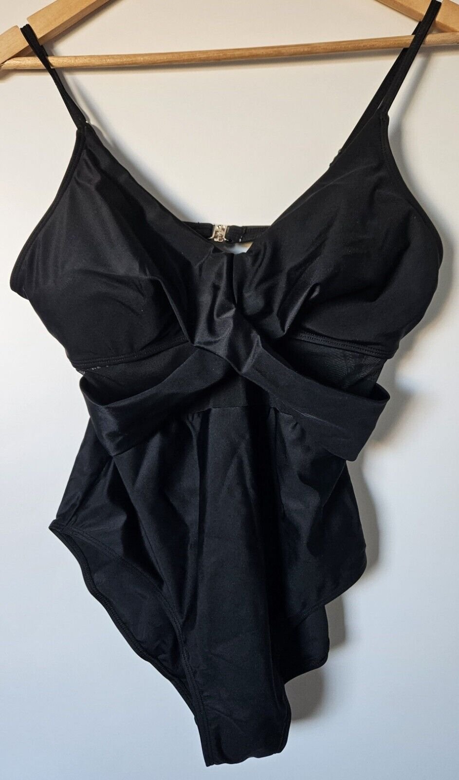 Damen Badeanzug Bauchweg Strandmode Gr. L schwarz (UNIQUEBELLA) NEU/OVP