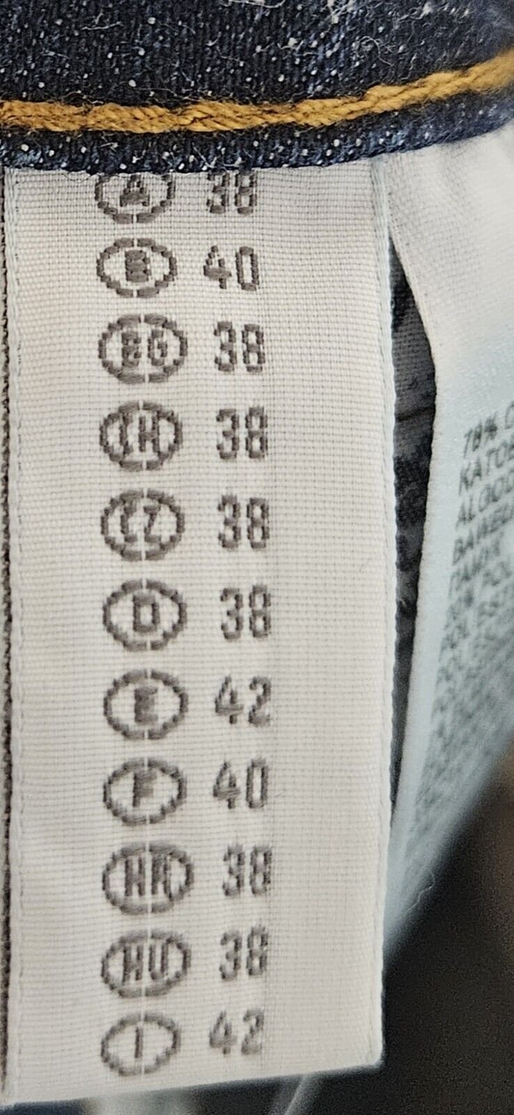 Trendy Damen Jeansrock Gr. 38 (Clockhouse) blau mit Schlitz