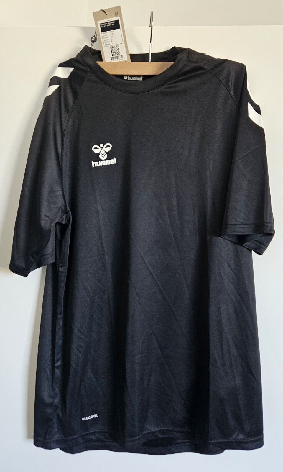 HUMMEL HMLCORE XK CORE POLY T-SHIRT S/S Gr. L schwarz (NEU/OVP)