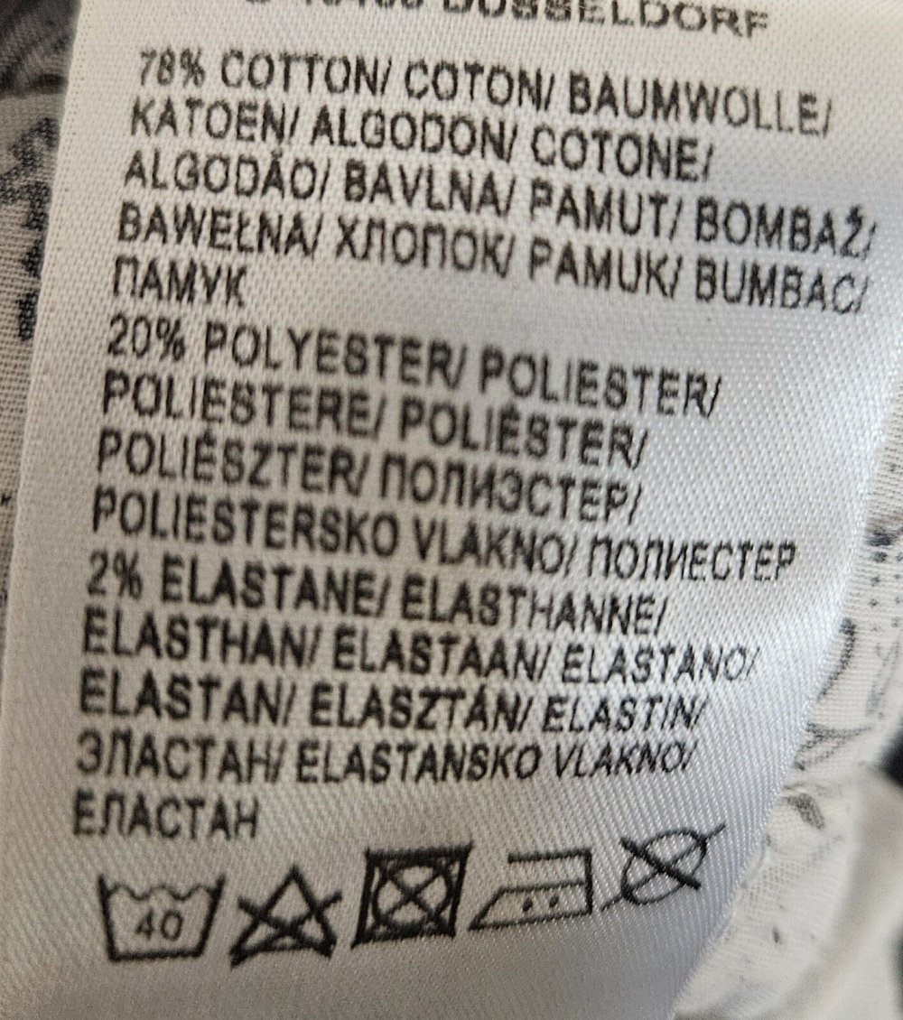 Trendy Damen Jeansrock Gr. 38 (Clockhouse) blau mit Schlitz