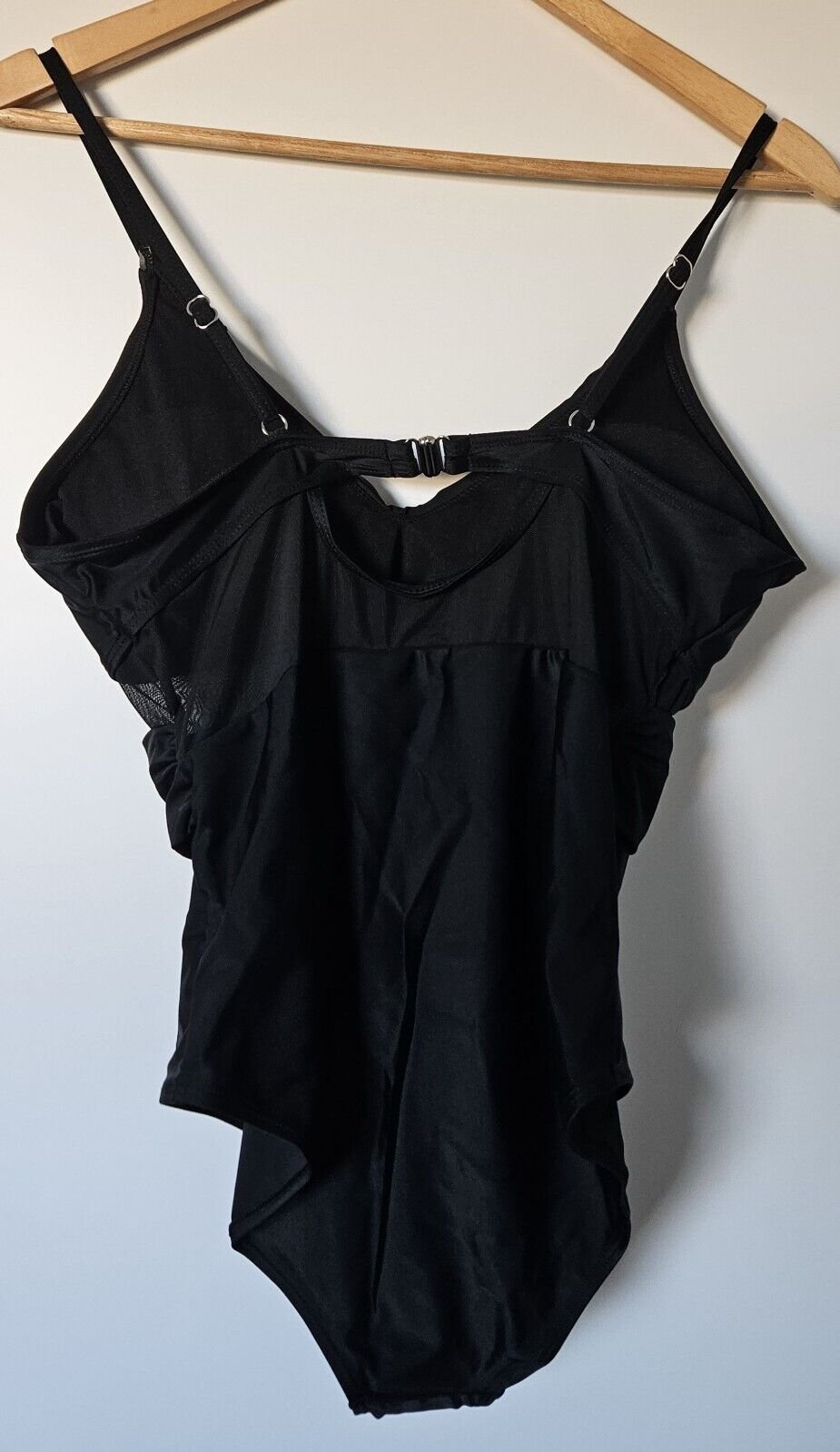 Damen Badeanzug Bauchweg Strandmode Gr. L schwarz (UNIQUEBELLA) NEU/OVP