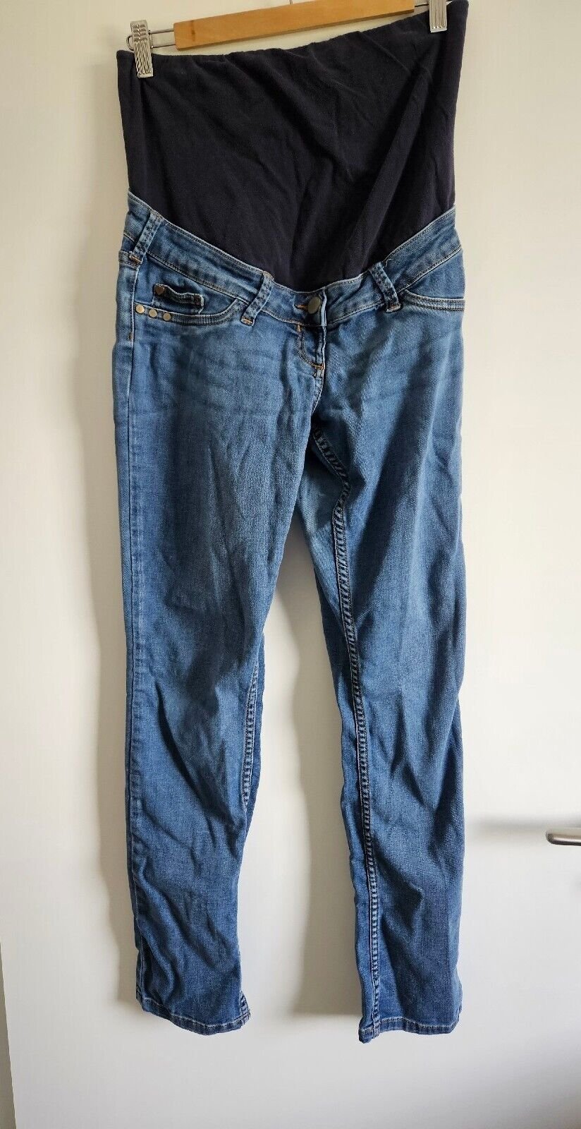 Damen Umstands-Jeans Gr 40 (Gina Mama) blau Schwangerschaft Hose