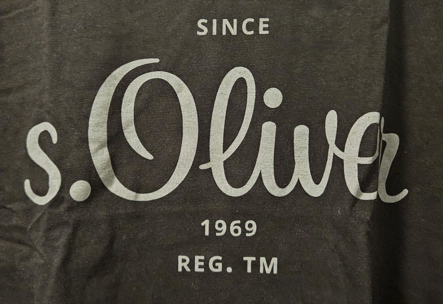 s.Oliver - Herren T-SHIRT Gr. XL schwarz - Regular Fit Organic Cotton