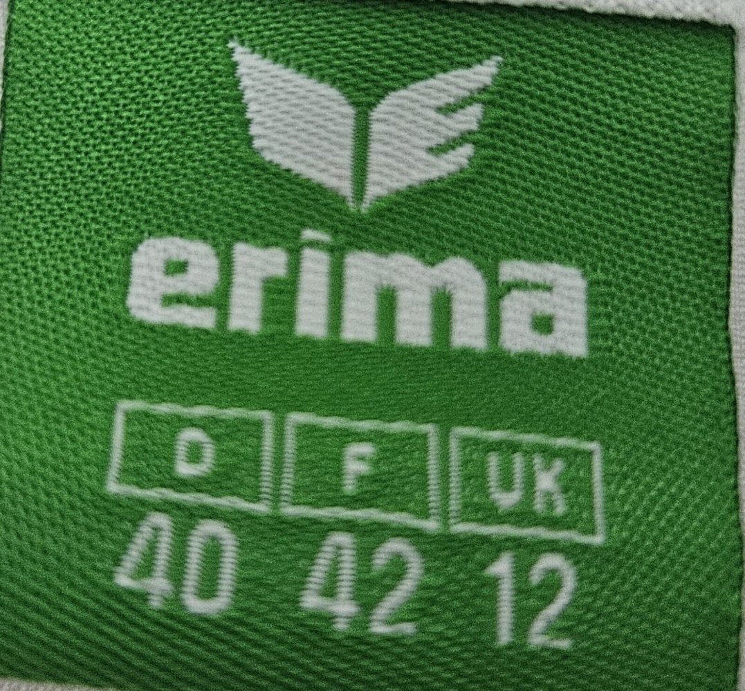 Erima T-Shirt Razor 2.0 Damen Weiss Blau Schwarz Gr. 40 Fitness Sport