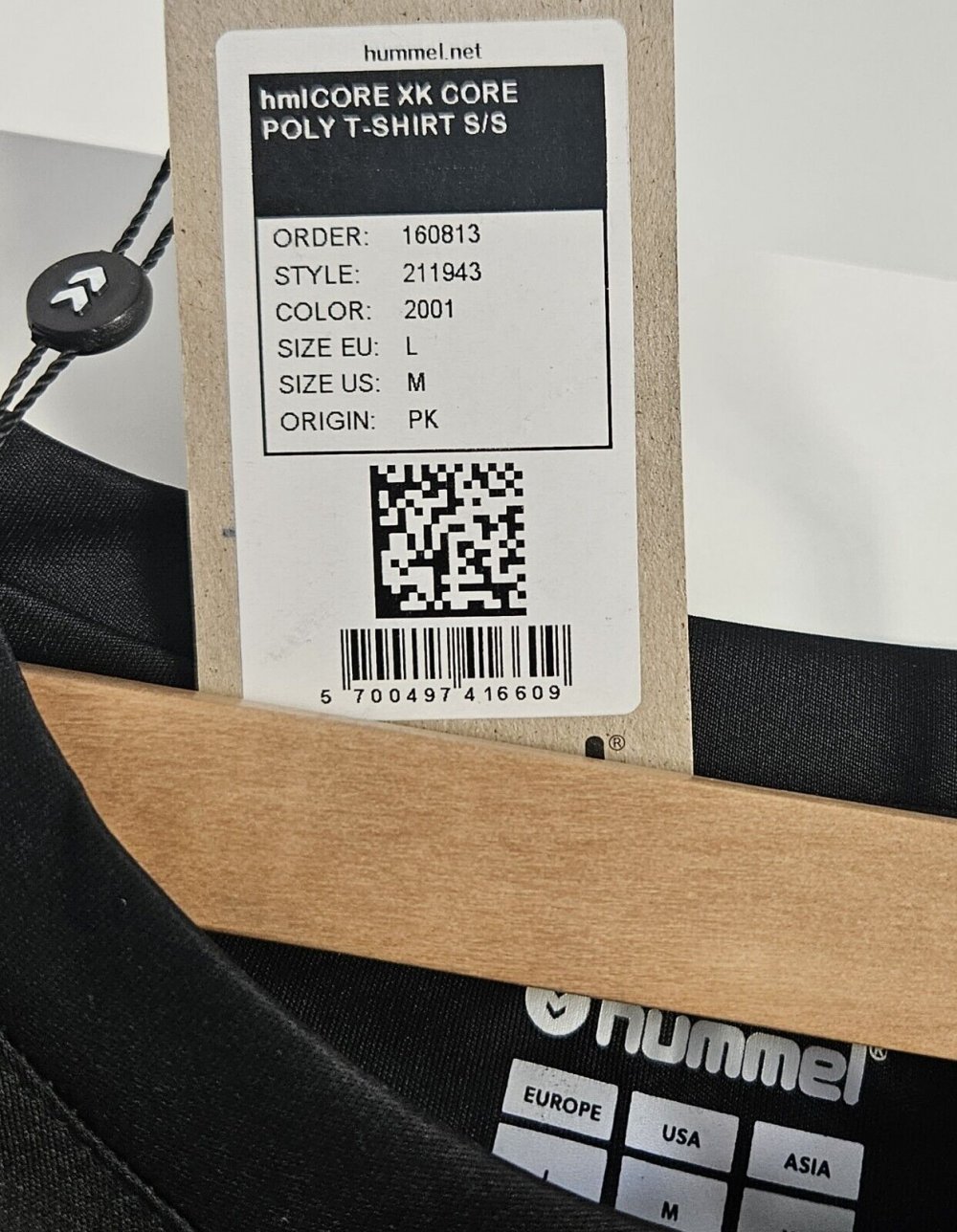 HUMMEL HMLCORE XK CORE POLY T-SHIRT S/S Gr. L schwarz (NEU/OVP)