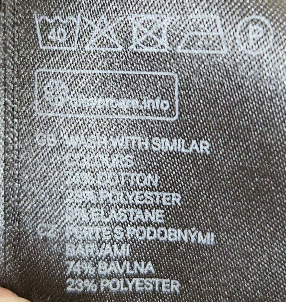 Modern klassische Damen Langarm Bluse Oberteil Slim Fit Gr. 40 (H&M) schwarz