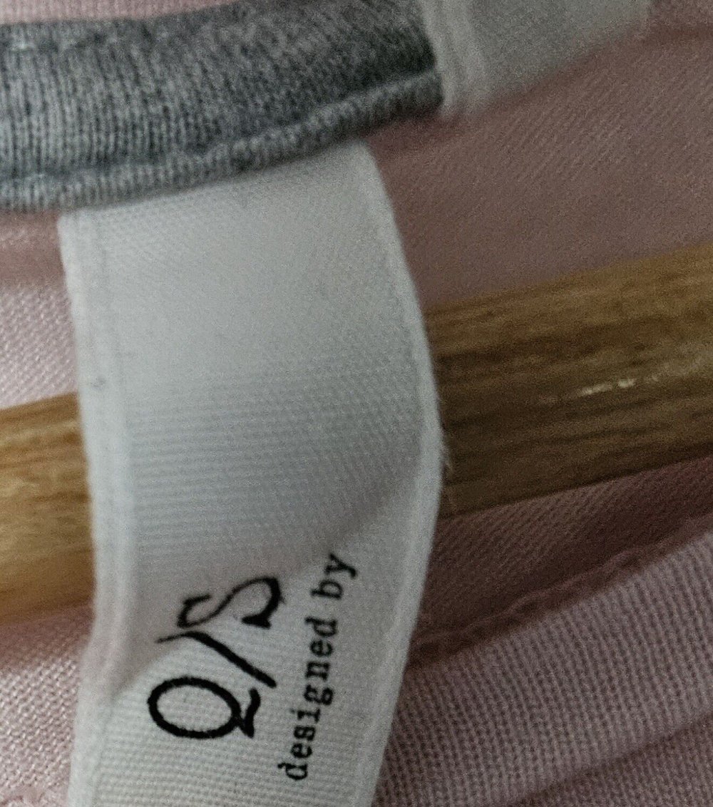 Trendiges Damen Langarmshirt Oberteil Gr. M (Q/S by s.Oliver) rosa