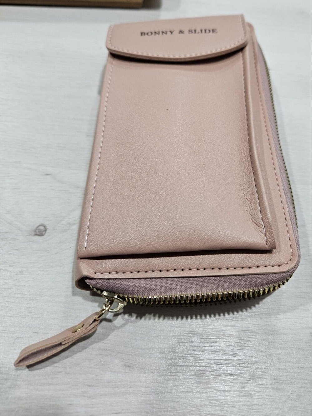 BONNY & SLIDE Geldbörse Damen - Vegan - Handy Umhängetasche rosa (NEU)