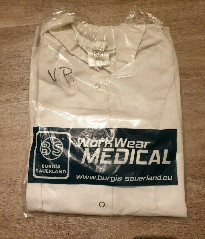 Burgia Sauerland® Damen Schlupfkasack Gr. 38 (NEU) weiss Medical 215 g/m²