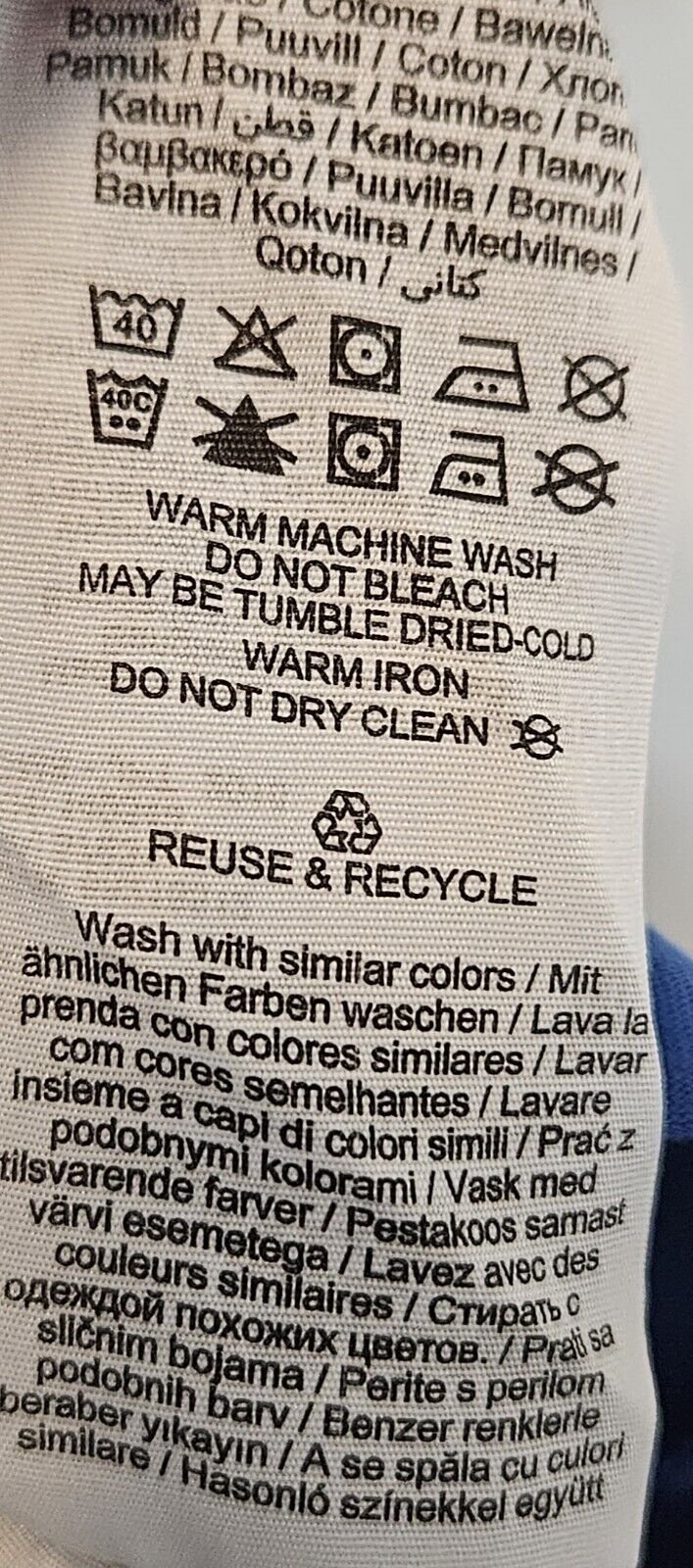 Jack & Jones - Herren T-SHIRT Gr. L blau (nautic blue) - Regular Fit