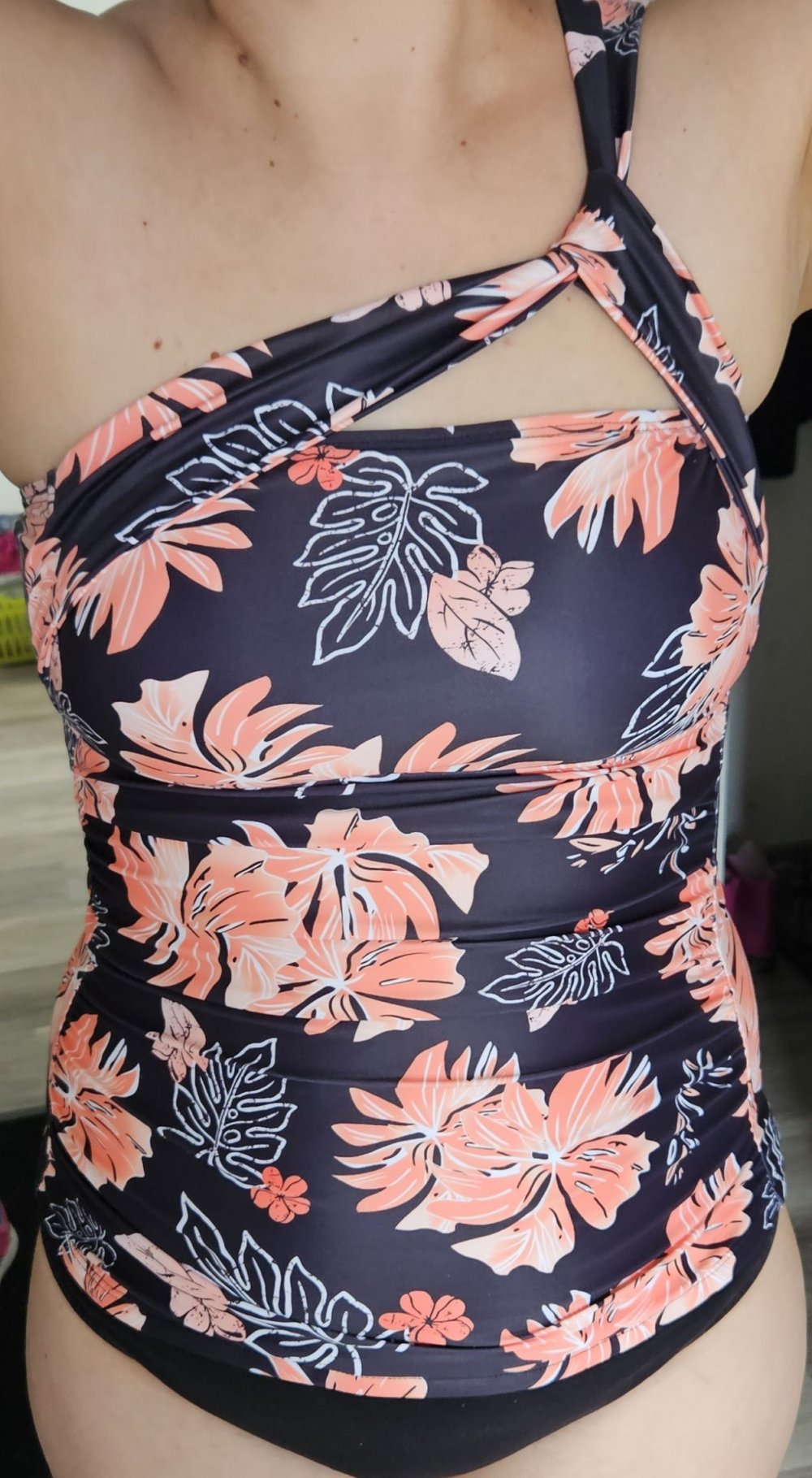 Damen 2-teiliger Badeanzug High Waist Tankini Gr. L (Wantonfy) NEU