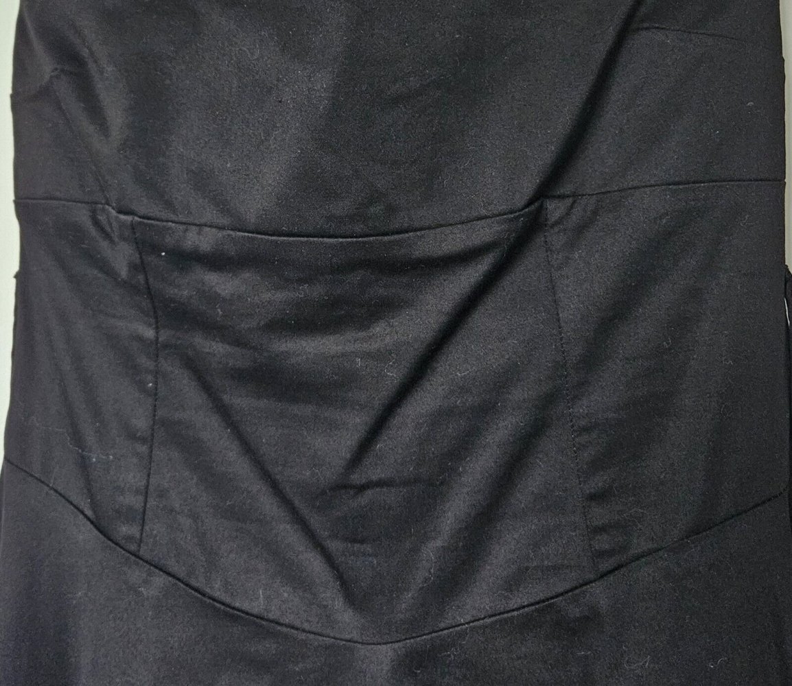 Feminines Damen Kleid Gr. 40 (orsay) schwarz trägerlos