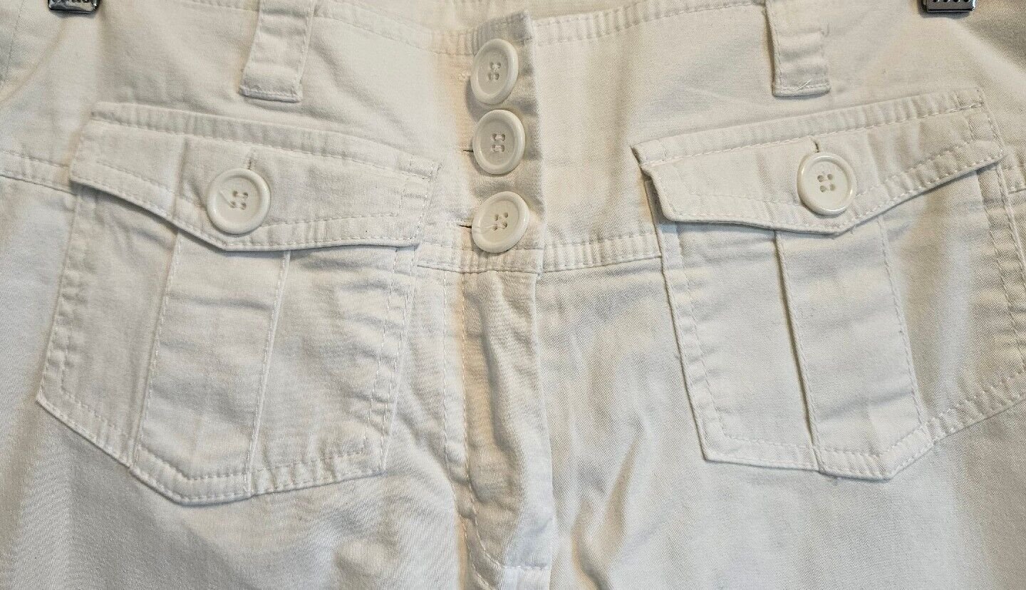 Trendy Damen Caprihose Gr. 36 (Avanti) weiß 3/4 Länge