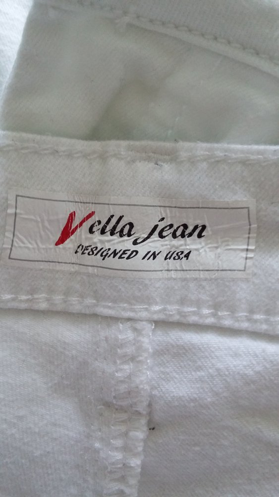 Weiße hose strech biker look weiß