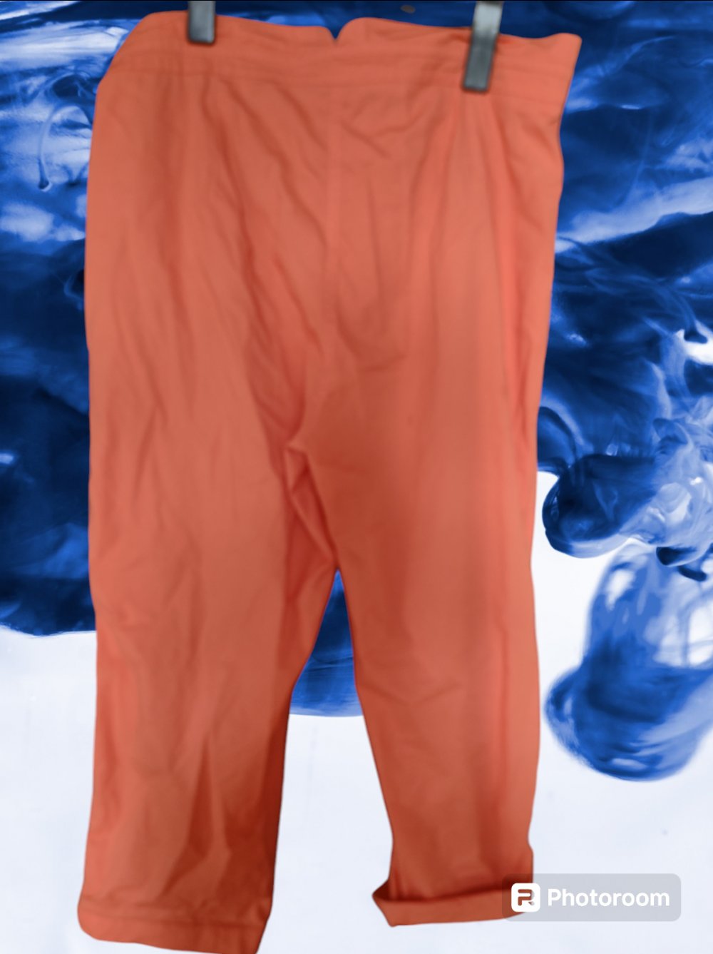 Korallenfarbene 3/4 Hose neu