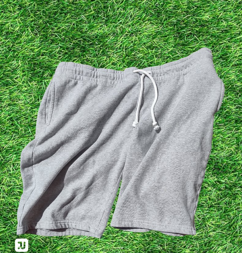 Graue Herren Sweatshorts Gr. 48/50