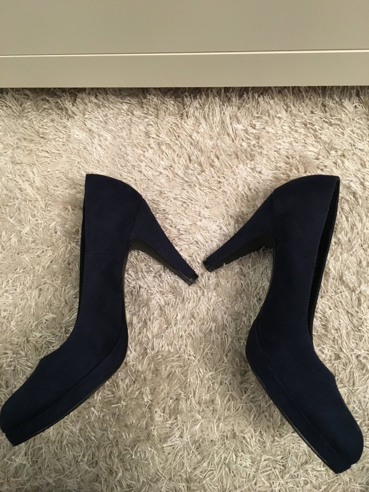 Dunkelblaue Hohe Schuhe 